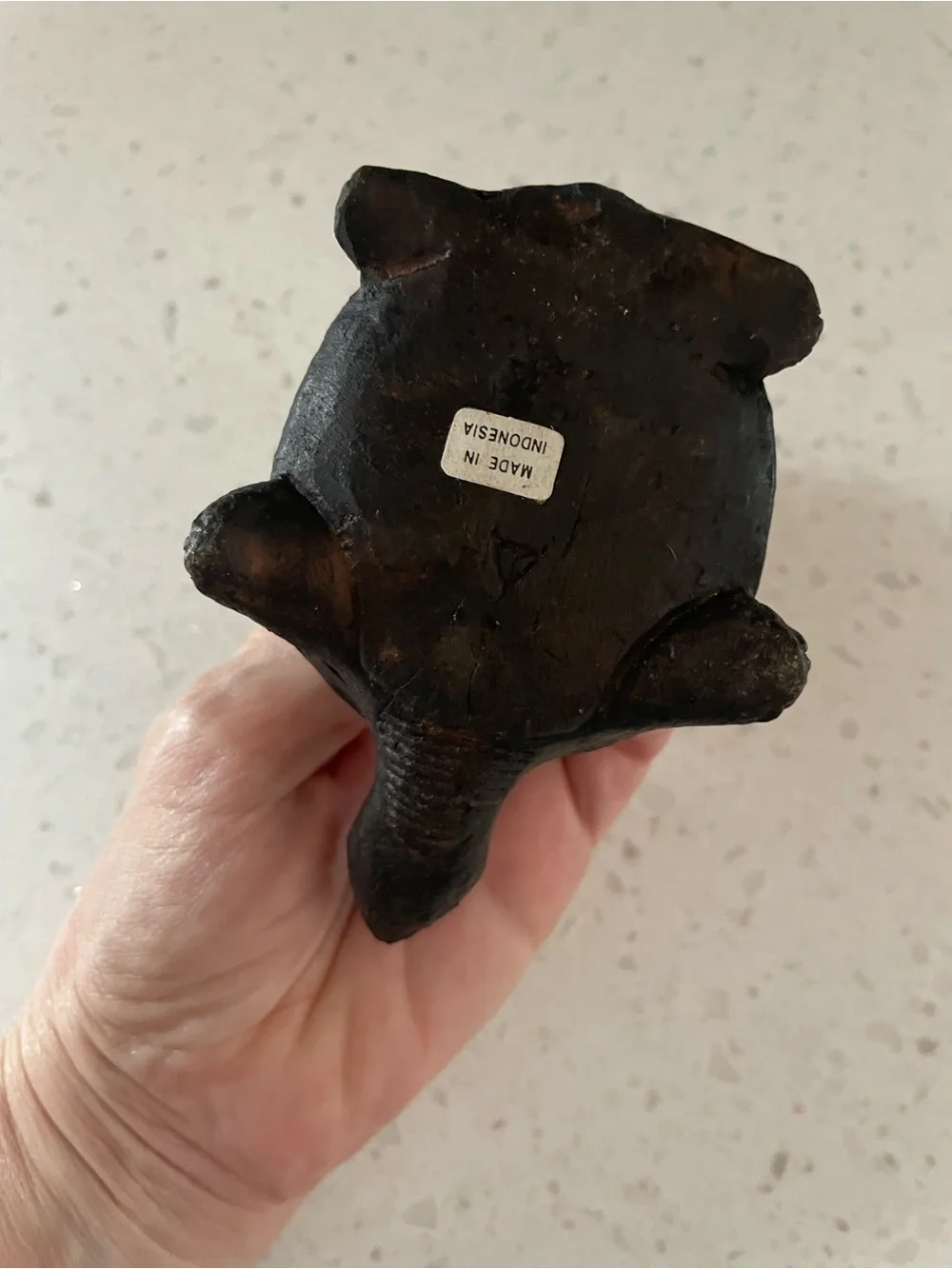 Turtle Bronze Candle Holder Made in Indonesia Town & Country NWT